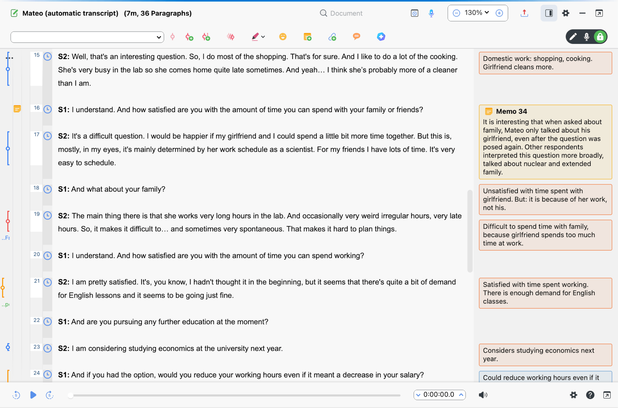 Document Browser window Example of the Document Browser window
