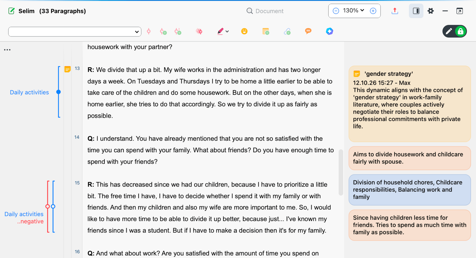 Example of the Document Browser window