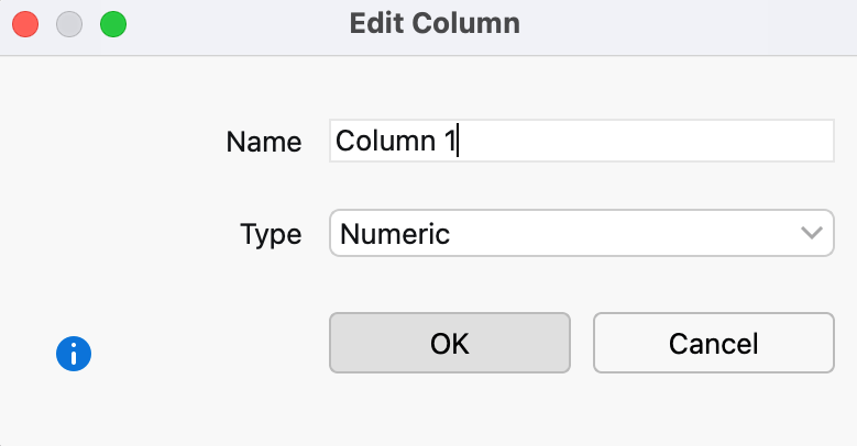 Modify column header Modify column header