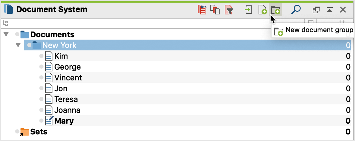 Document groups keep your Document System organized Document groups keep your Document System organized