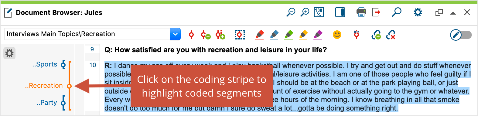 Changing the size of the coded segment Changing the size of the coded segment