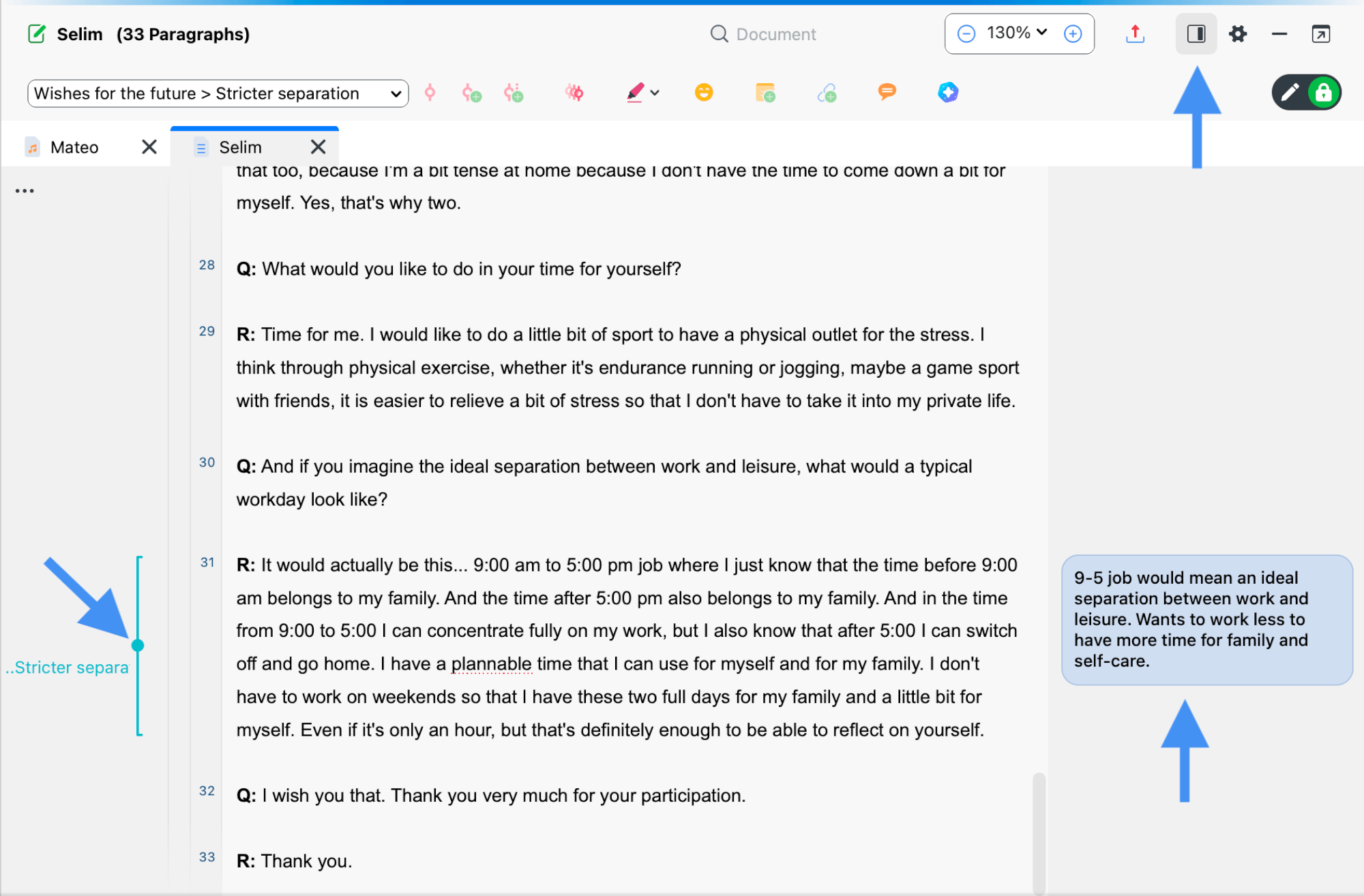 Displaying comments on the sidebar Displaying comments on the sidebar