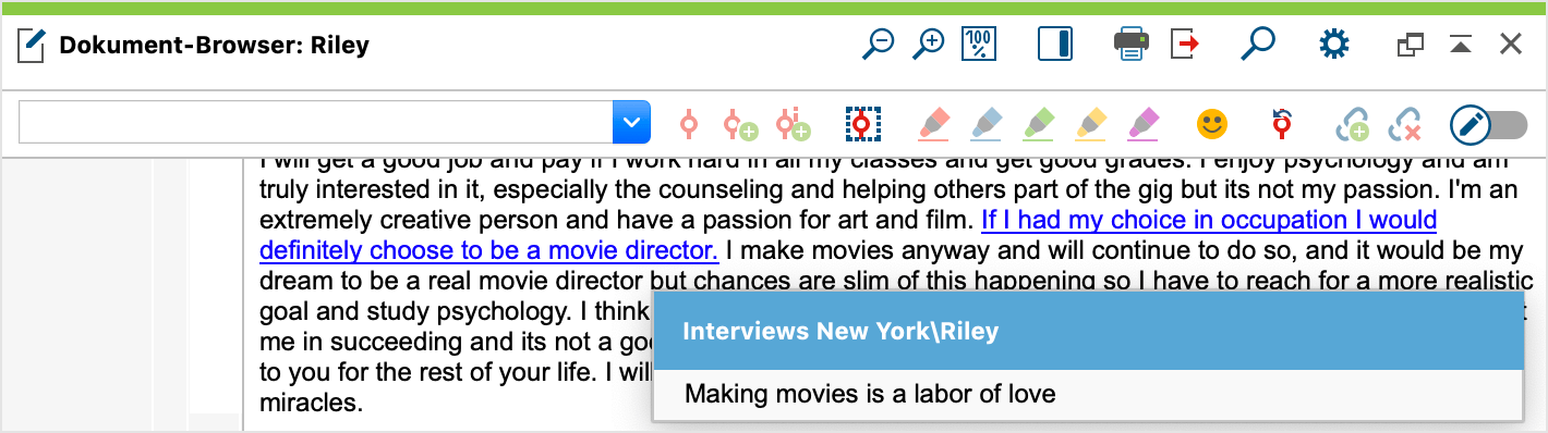 Blue underlined internal link with tooltip Blue underlined internal link with tooltip