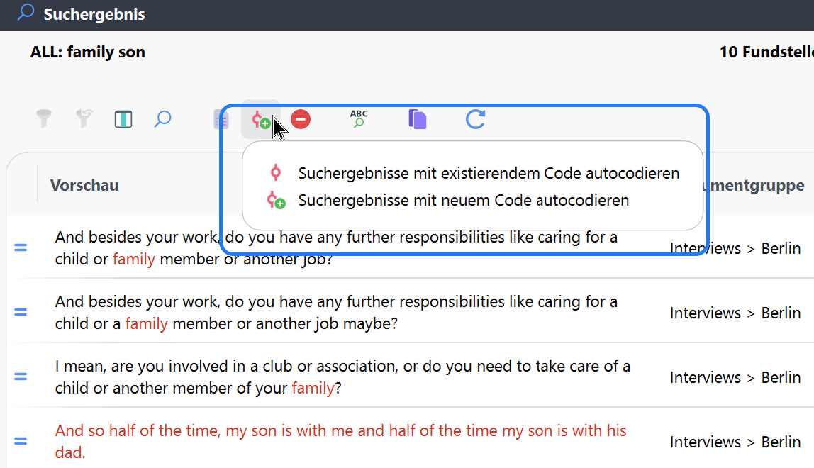 Autocode options Screenshots of autocode options