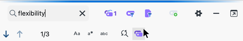 Activate search hits Activate search hits