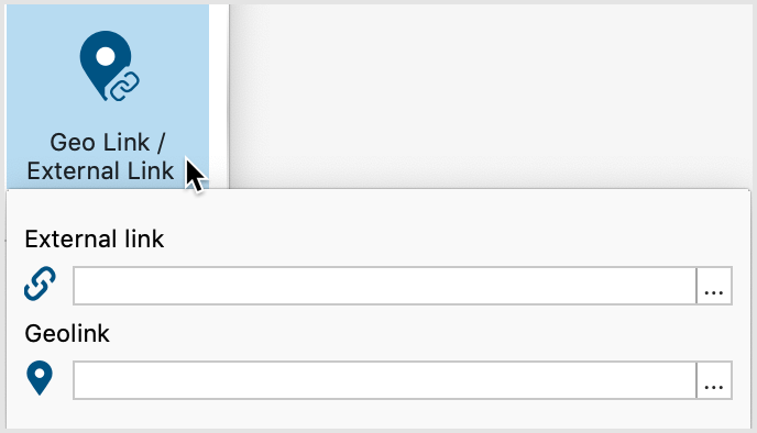 Add geo link to an object Add geo link to an object