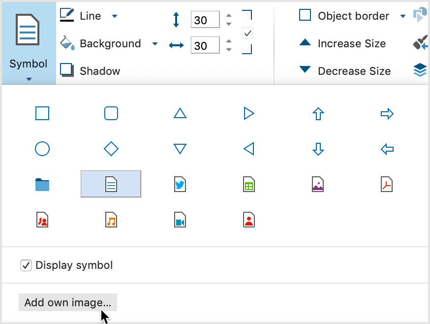 Add own image as symbol