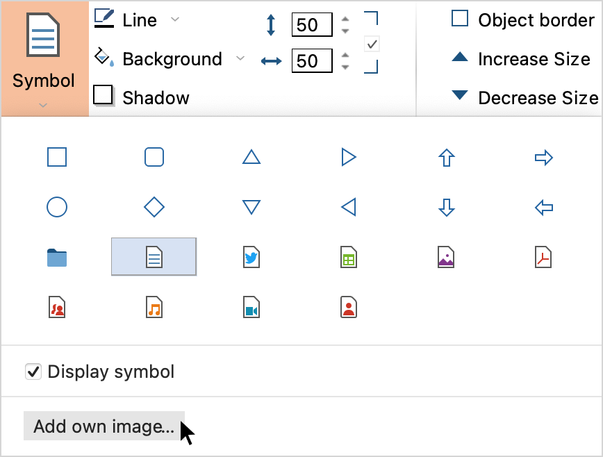 Add own image as symbol