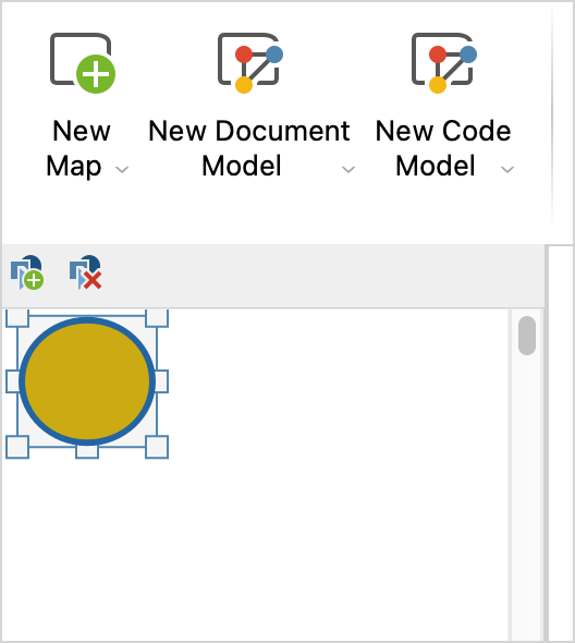 The Library window on the left side of the MAXMaps window. The Library window on the left side of the MAXMaps window.