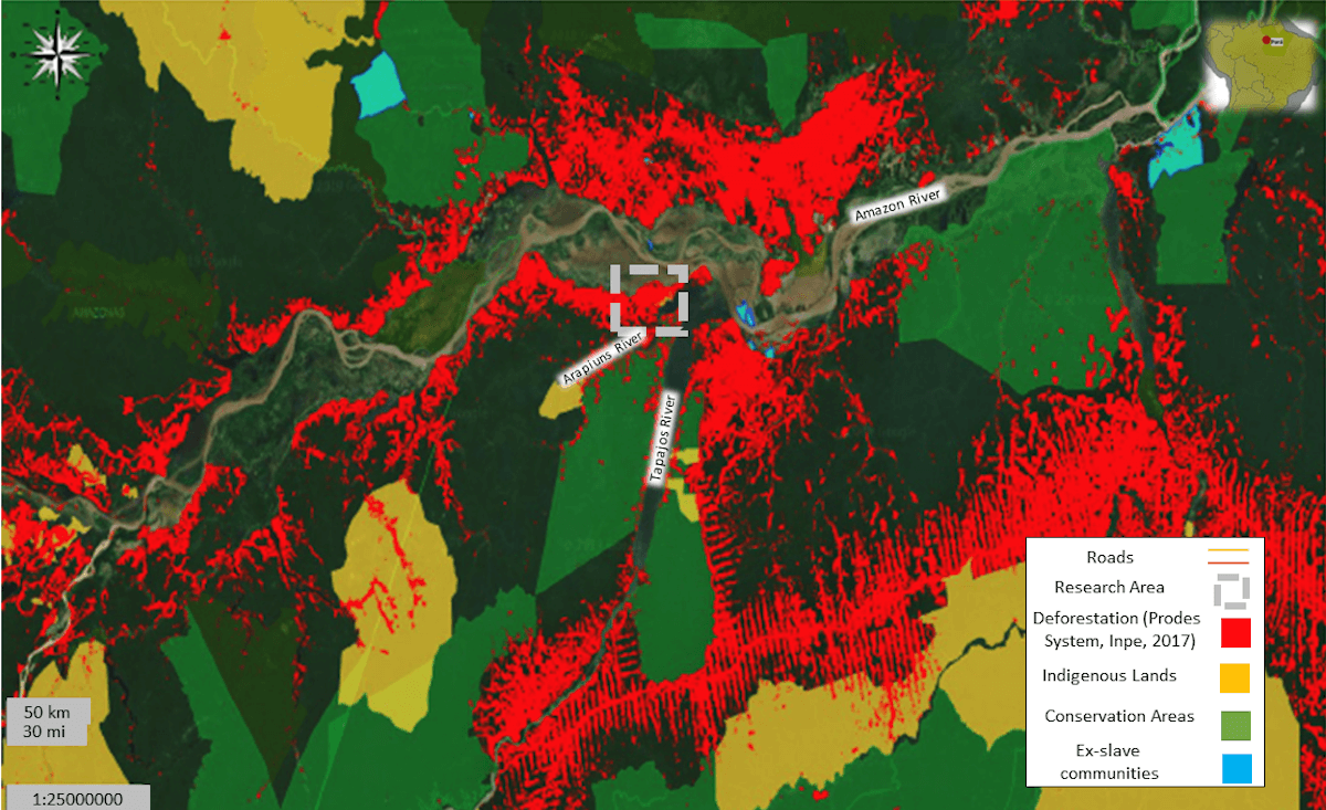Deforestation Map Brazil