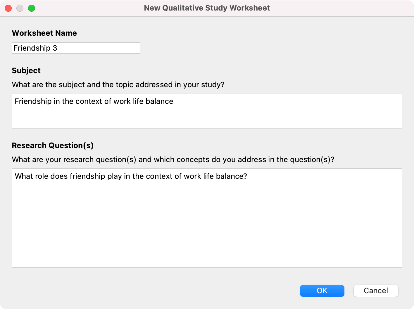 Fill in name, topic, and research question for new worksheet Fill in name, topic, and research question for new worksheet