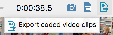 Exporting coded video clips from the Multimedia Browser Exporting coded video clips from the Multimedia Browser