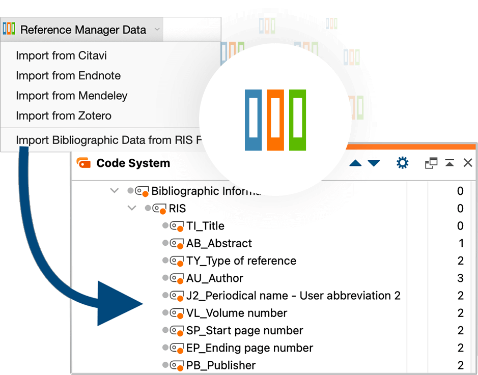 Easily import bibliographic data with MAXQDA - your literature review software