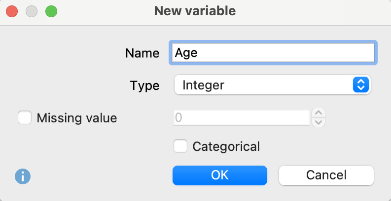 Creating a new variable Creating a new variable