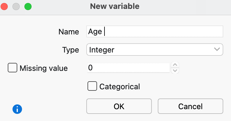 Creating a new variable Creating a new variable