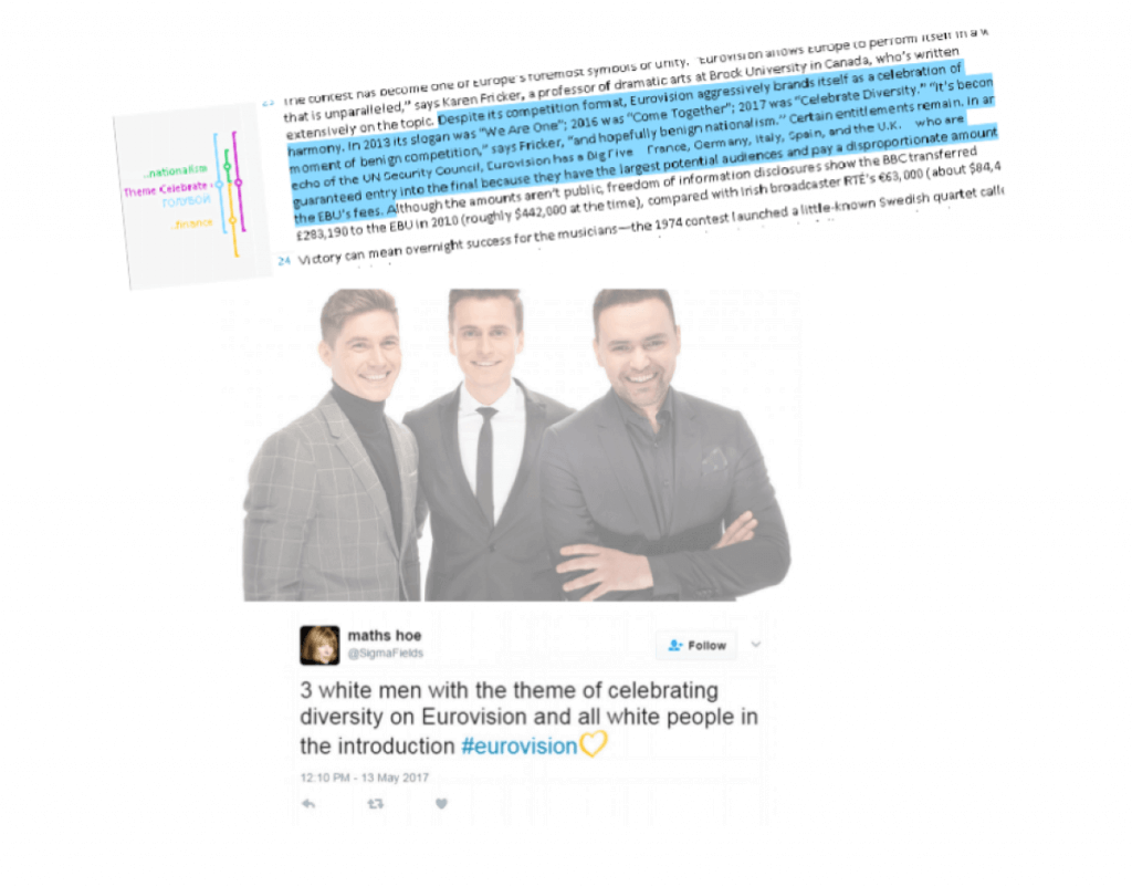 three white men