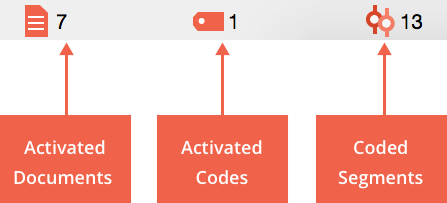 Displayed information about activation in the statusbar