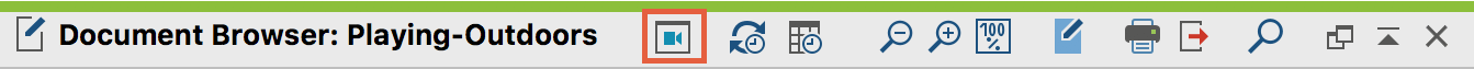 Open the Multimedia Browser in the Document Browser Open the Multimedia Browser in the Document Browser