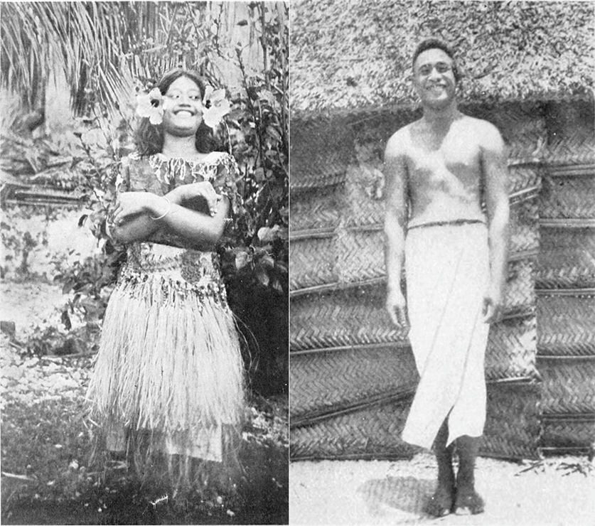 Young Samoan female and male
