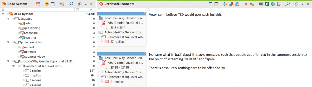 analyzing tweets with maxqda