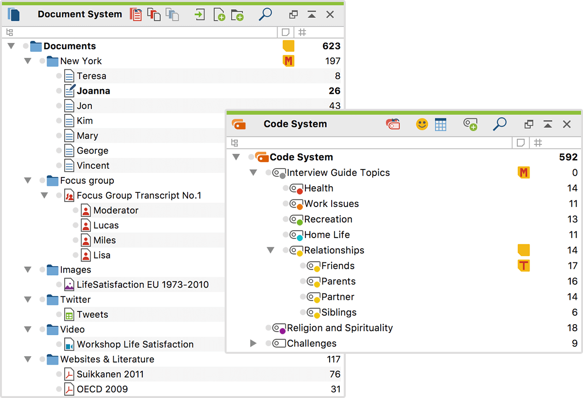 Computer assisted data analysis software - CAQDAS MAXQDA