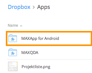 Export MAXApp project to MAXQDA