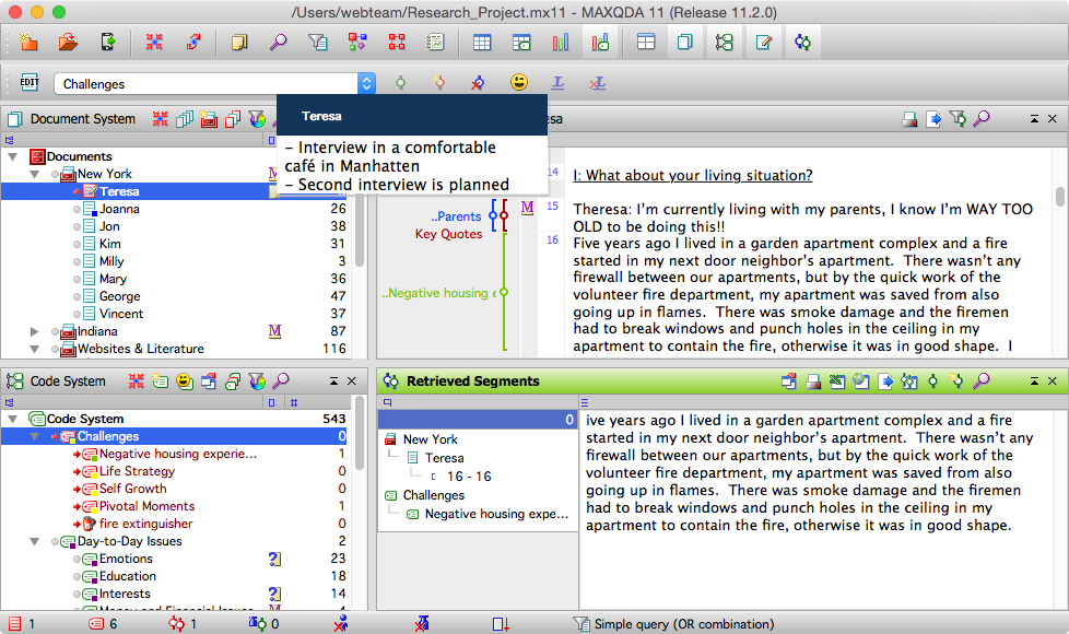 MAXQDA supports Ethnographic Research