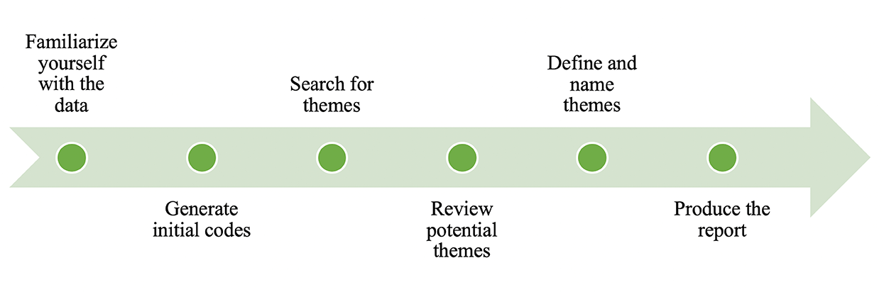 Six-phase Thematic Analytic process 