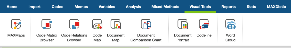 Figure 6: Visual Tools for presentation