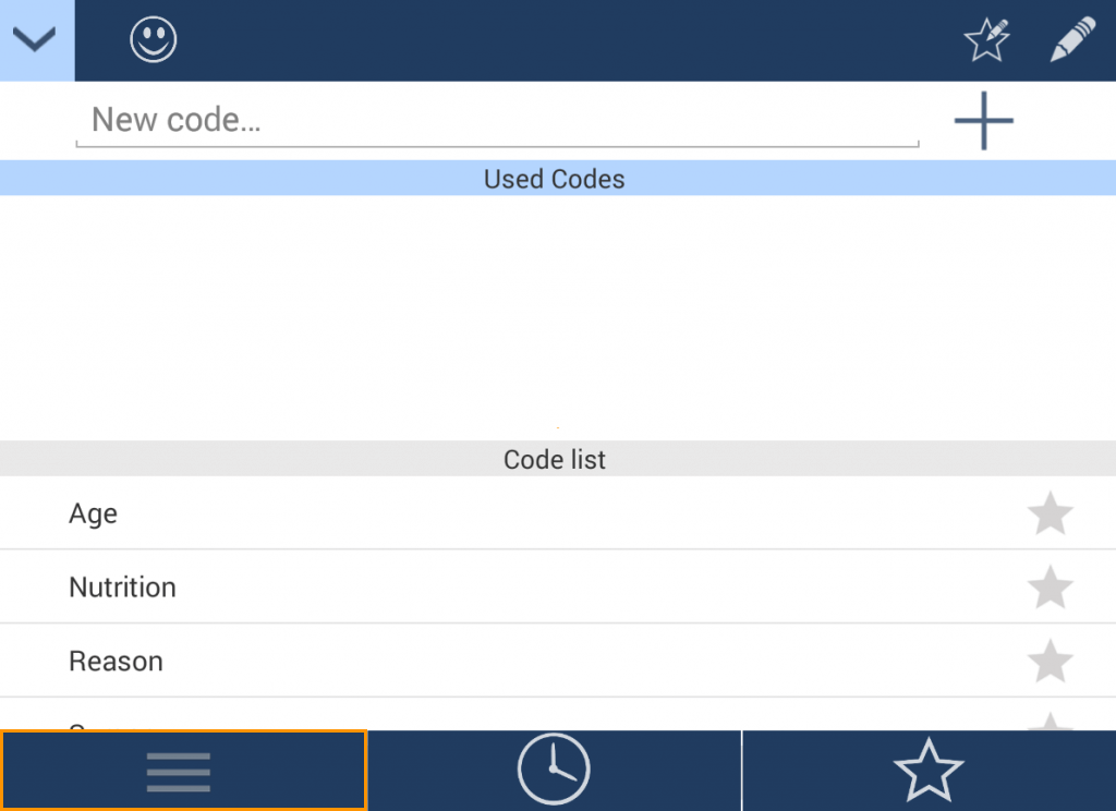 Manage your codes