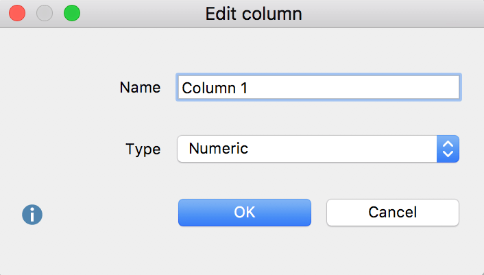 Modify column header Modify column header