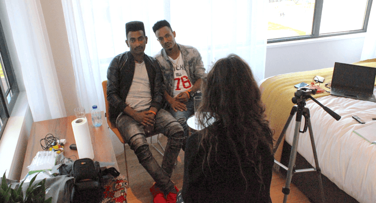 Interview done in the Netherlands, August 2017 (Photo: Shahar Shoham)