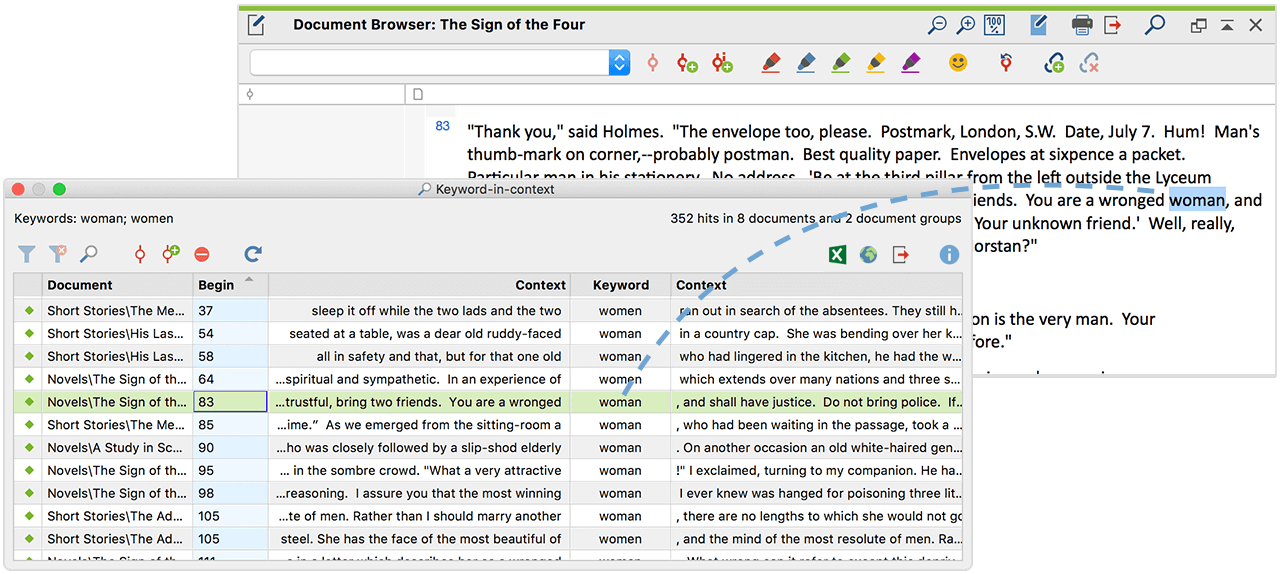 Keyword-in-context quantitative content analysis MAXQDA Plus Keyword-in-context quantitative content analysis MAXQDA Plus
