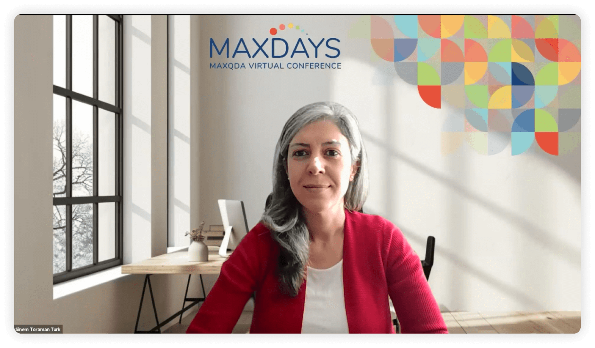 Dr. Sinem Toraman presenting at MAXDAYS 2024 Screenshot of Dr. Sinem Toraman presenting at MAXDAYS 2024