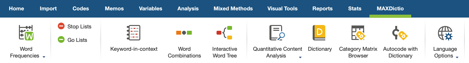 Quantitative content analysis features in MAXQDA Plus