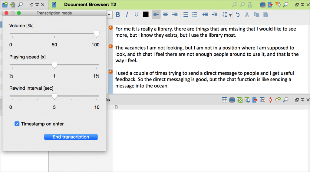 transcript coding example in maxqda ® . | download... Research Diary - MAXQDA
