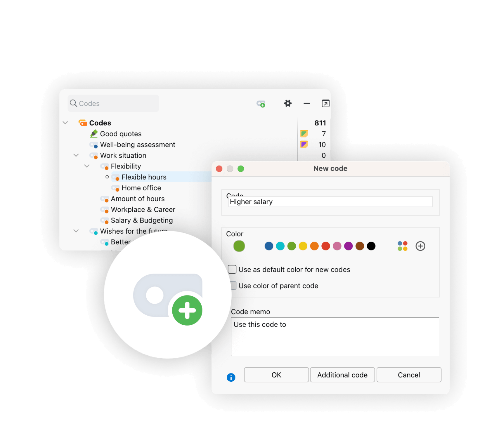 Discourse analysis with MAXQDA: Creating Codebook