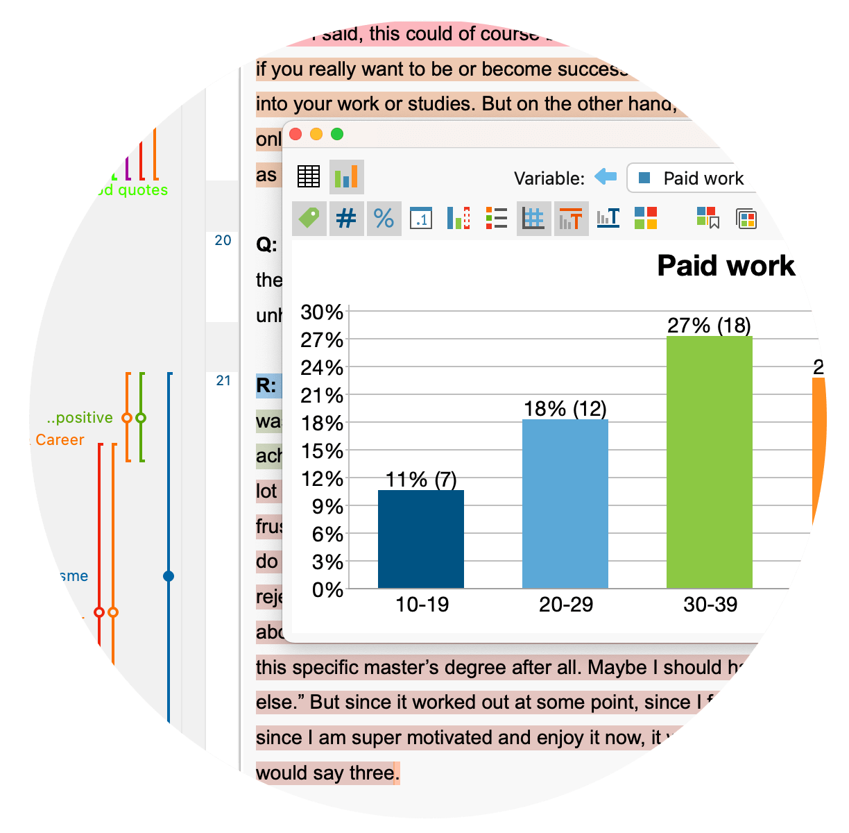 Analyze your data Mixed methods research: Analyze your data