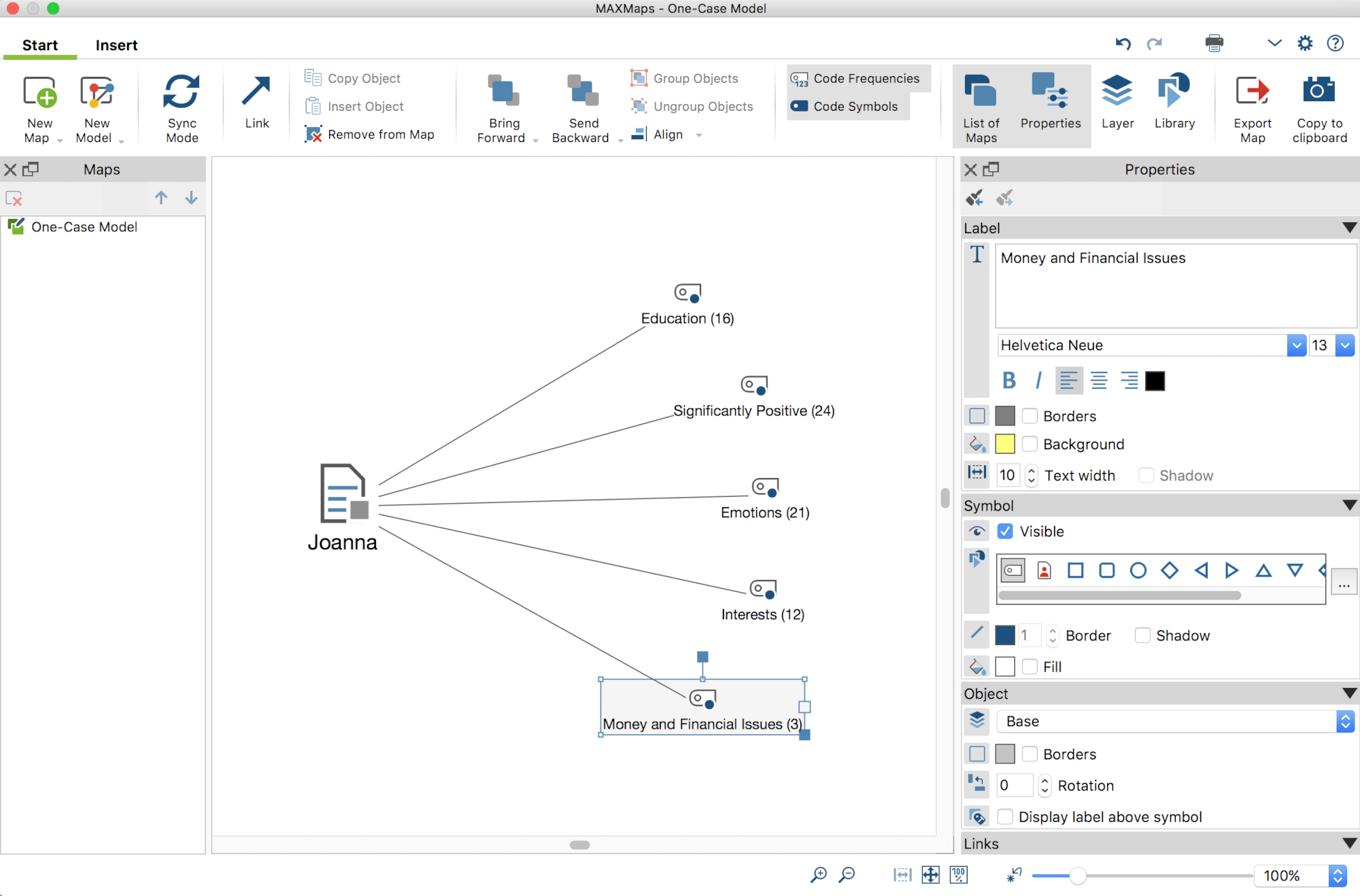 The MAXMaps window when you open this function The MAXMaps window when you open this function