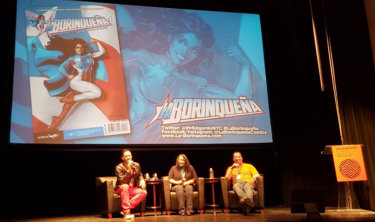 Panel at the Schomburg in New York, New York, January 2019, Photo taken by Melinda González