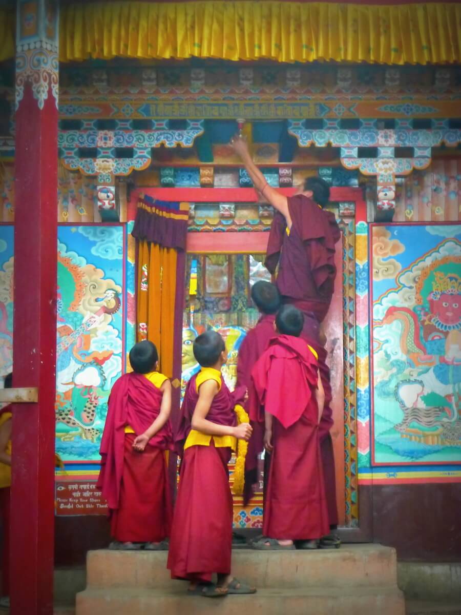Monks Changing a Lightbulb