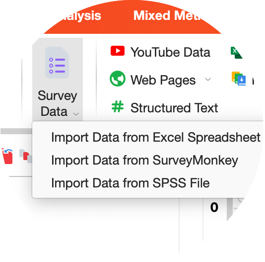 Umfrage auswerten - Import data