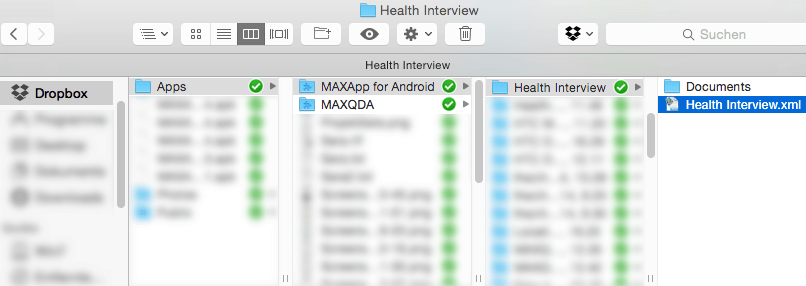 Export MAXApp project to MAXQDA