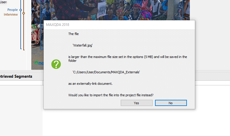 Saving Images in MAXQDA 2018