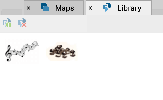 Bells and Musical Notes in the Object Libary