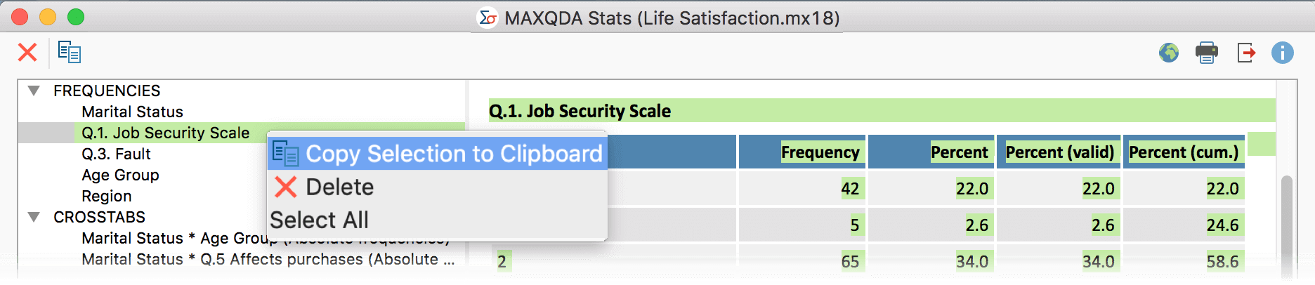 Copy objects from the Output Viewer to the clipboard Copy objects from the Output Viewer to the clipboard