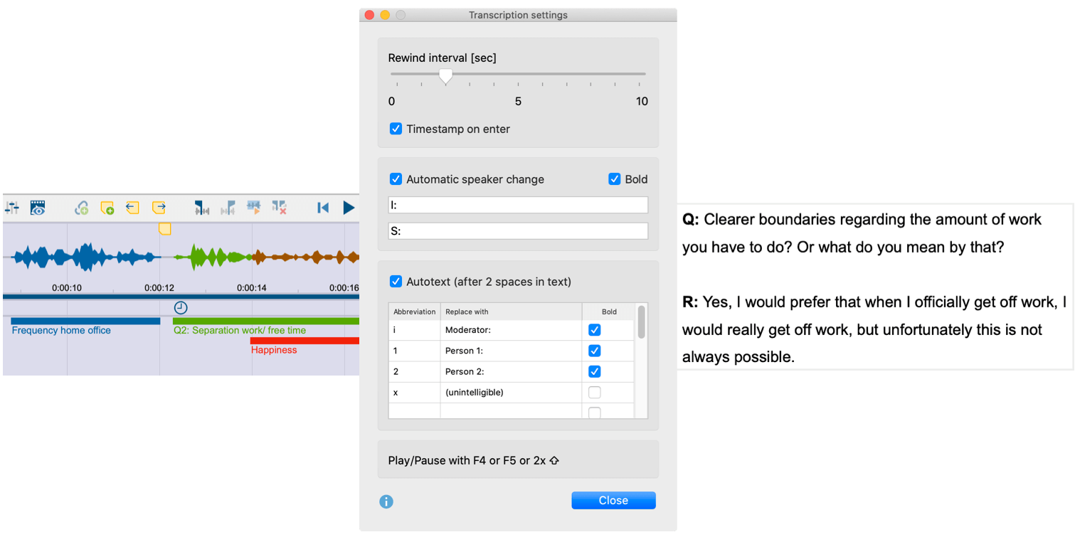 Transcribe with MAXQDA. Transcribe with MAXQDA.