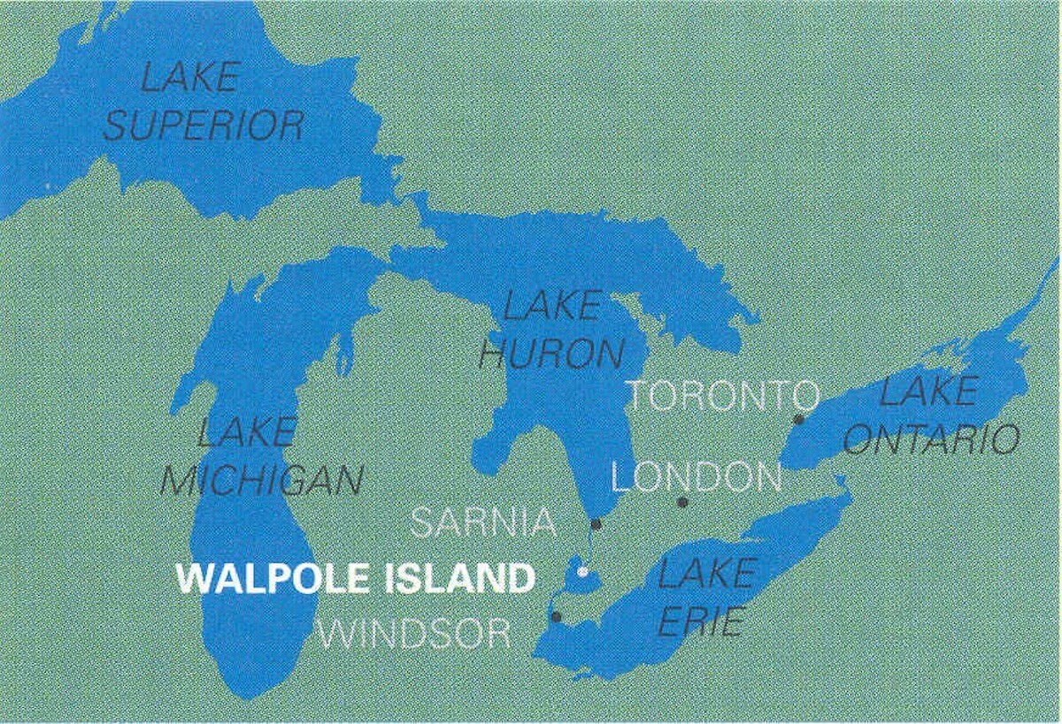 research on Walpole Island, Ontario, Canada
