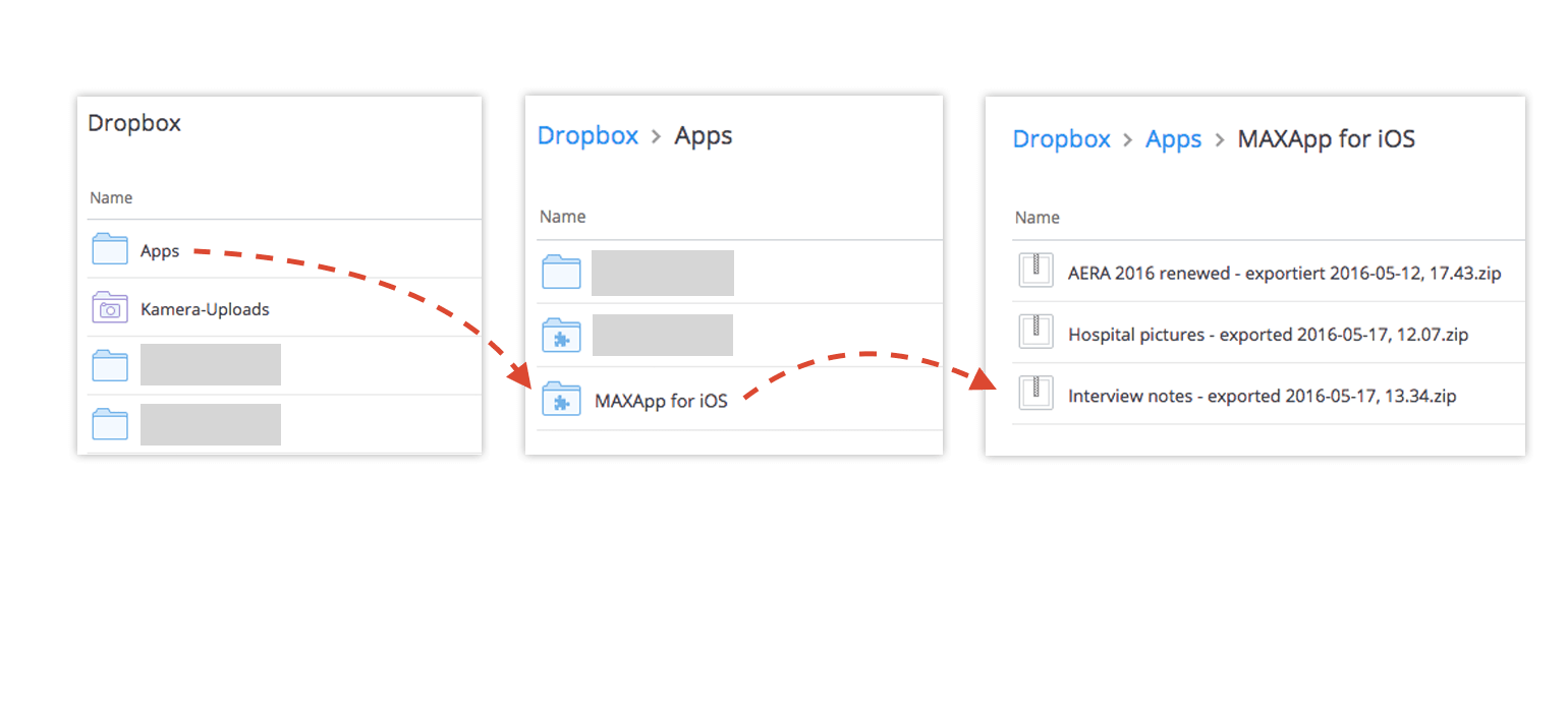 MAXApp Download from Dropbox
