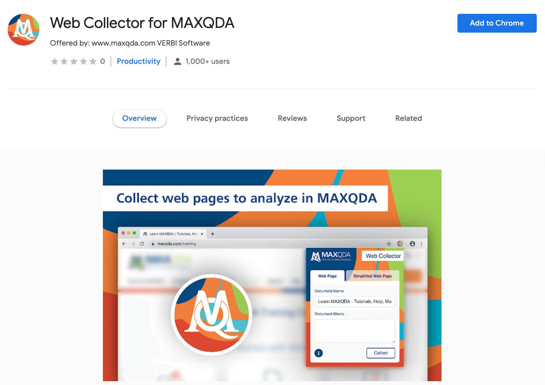 WebCollector for MAXQDA